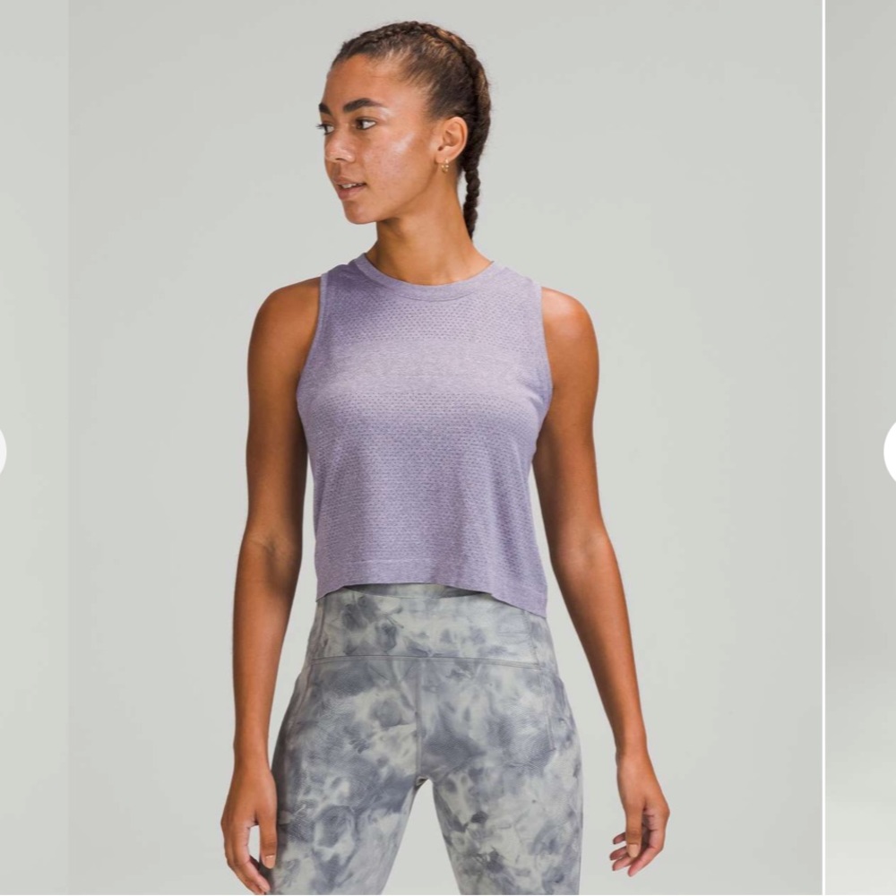 Lululemon SeaWheeze Swiftly Breathe Cropped Tank Top